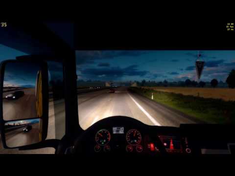 Euro Truck Simulator 2 Berlin to Toulouse MAN TGX EURO 6 Reshade 3.07