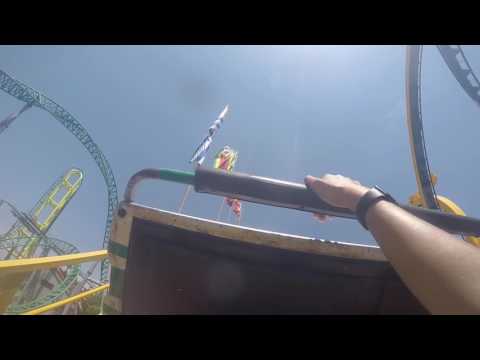 Colossus The Fire Dragon 4K Front Row POV Lagoon Park