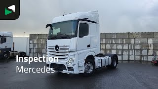 Mercedes-Benz Actros 1845 4X2 StreamSpace 2xTanks Standairco MirrorCam Navi PP trekker te koop - Foto 4 | Autoline BE Nieuw Mercedes-Benz Actros 1845 4X2 StreamSpace 2xTanks Standairco MirrorCam Navi PP trekker | Foto 4 - Autoline