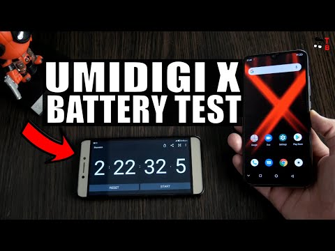UMIDIGI X - Battery Drain Test and Charging Time