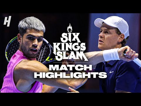 Carlos Alcaraz contro Jannik Sinner - FINALE - MIGLIORI MOMENTI SALIENTI | Six Kings Slam 2025 @N...