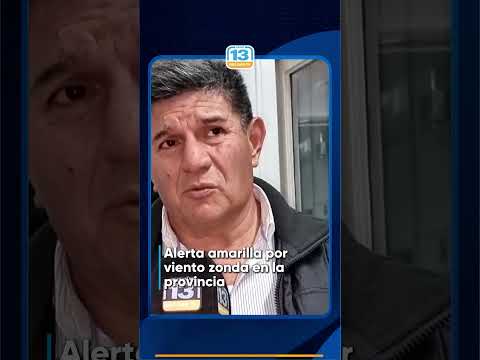 🌬️ Alerta amarilla por viento zonda en la provincia