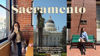Sacramento Vlog☕️ | 1泊2日サクラメントと周辺散策 | カフェ オールドサクラメント UC Davis | アメリカ生活