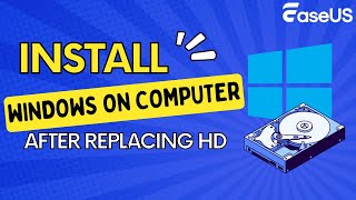 How to Install Windows after Replacing Hard Drive?🤔