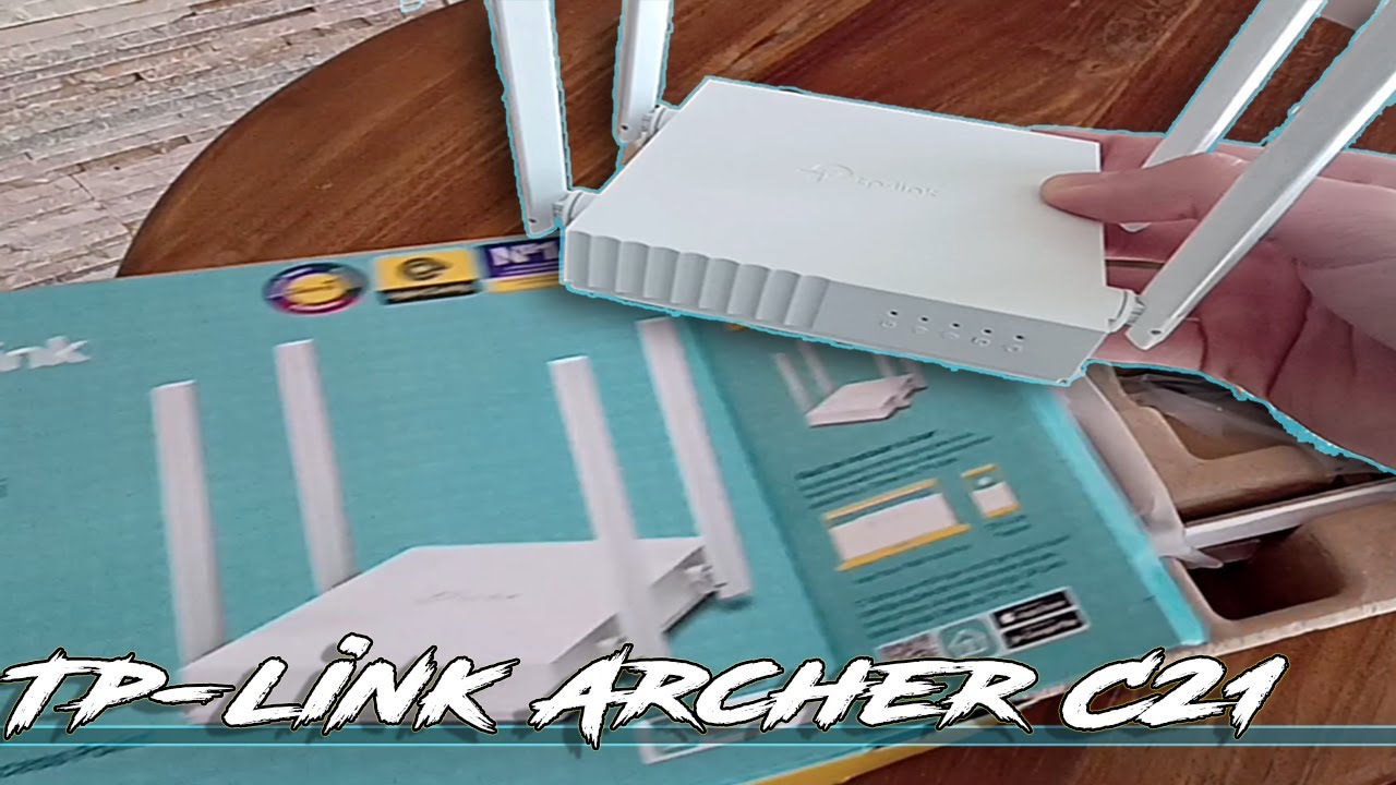 Miniatura da avaliação em vídeo de Roteador Wireless TP-Link Archer C21 AC750 Dualband