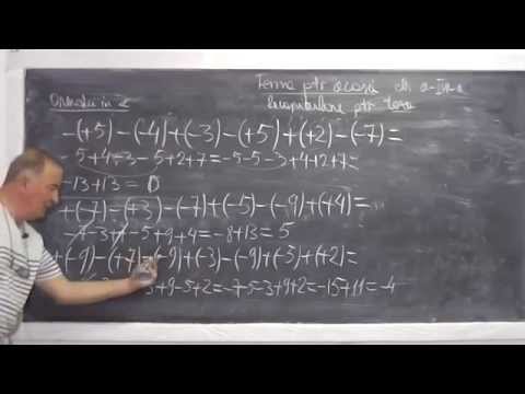 1/2 Lectia 507 - Operatii in multimea nr. intregi - Exercitii cu modul - Recapitulare teza - Clasa 6