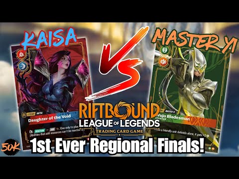 Kaisa VS Master Yi | First Ever Regional Finals - Competitive Commentary | Riftbound TCG