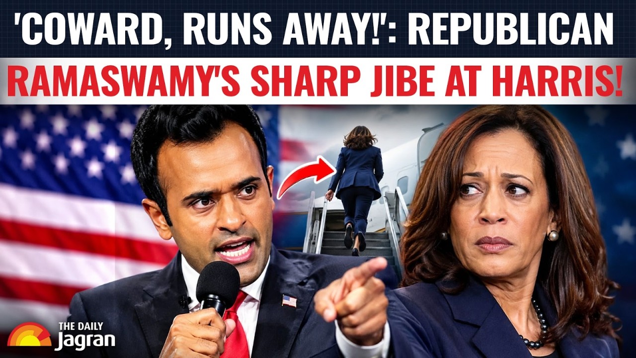 Vivek Ramaswamy vs Kamala Harris: 'She Runs Away From Debate' | Ohio US Mid-Term  Drama!