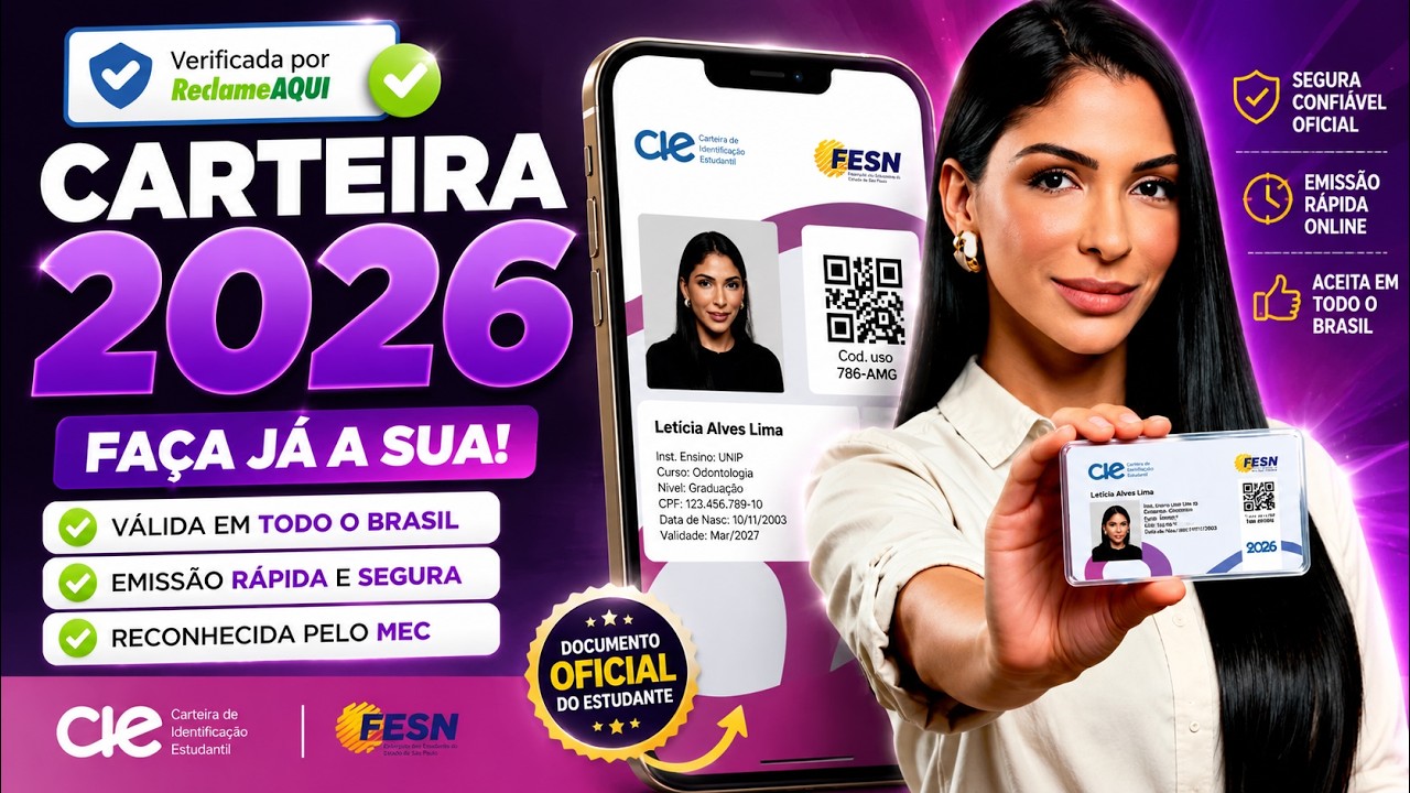 MEIA-ENTRADA 2026: Nova Carteira Digital é Liberada; Veja Como Pagar Metade em Shows e Cinema! 🎫🔥
