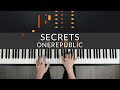 Secrets - OneRepublic | Tutorial of my Piano Cover