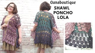 Lola shawl or pocho #oanaboutique