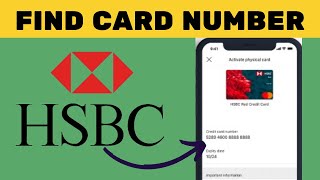 How To Find Card Number On HSBC App