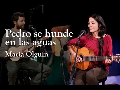 María Olguín - Pedro se hunde en las aguas (en EWTN)