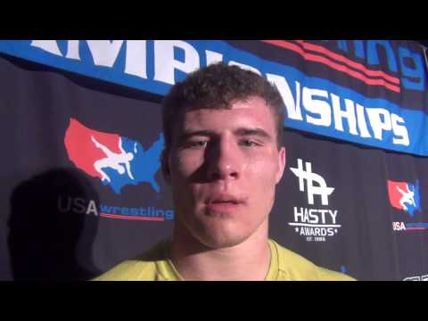 Adam Coon, FILA Junior freestyle champion at 120 kg