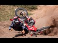 CAIDAS DE MOTOS CARRERA RALLY PORONGO