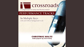 Christmas Waltz (Performance Track with Background Vocals in C)
