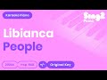 Libianca - People (Piano Karaoke)