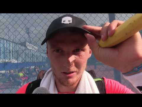 Jozef Kovalík po výhře v 1. kole Poprad-Tatry Challenger 2016