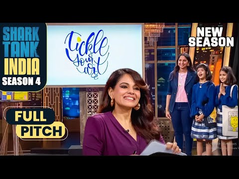 Sharks को Tickle Your Art के owners ने दिया एक drawing challenge | Shark Tank India S4 | Full Pitch