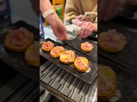 姫路塩町の居酒屋 女将のおばんざいサキ で生ハムのブルスケッタ #女将のおばんざいサキ #姫路居酒屋