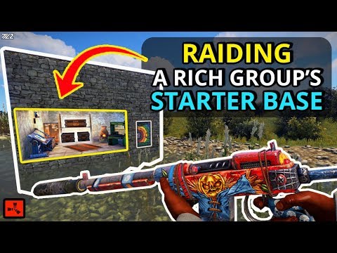 We RAIDED A RICH Group's Starter Base Before They Could EXPAND! - RUST