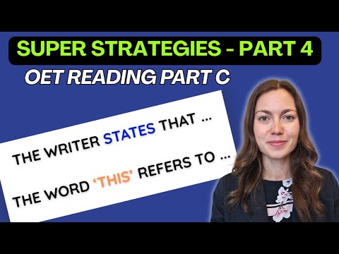 OET Reading Part C: Find Key Clues in the Text