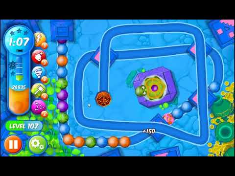 Marble Woka Woka Level 107 - NO BOOSTERS 🐢 | SKILLGAMING ✔️
