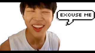 BTS FAKE LOVE MV but every time they sing fake love jimin says EXCUSE ME