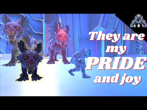 Taming a 150 Male Shadowmane and breeding for a Pride | Ark Genesis 2