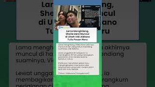 Lama Menghilang, Sheila Dara Akhirnya Muncul di Hari Ultah Vidi Aldiano, Tulis Pesan Haru