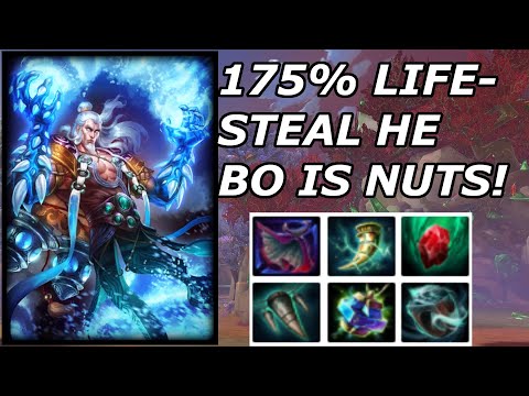 175% LIFESTEAL HE BO = NEVER DIE - Season 8 Ranked 1v1 Duel - SMITE