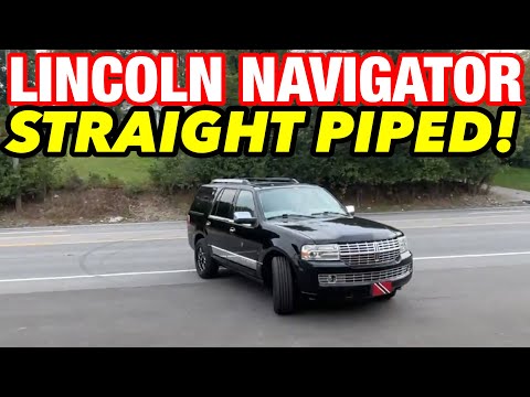 2008 Lincoln Navigator 5.4L V8 EXHAUST w/ STRAIGHT PIPES!