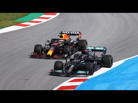 The Moment Lewis Hamilton Overtakes Max Verstappen