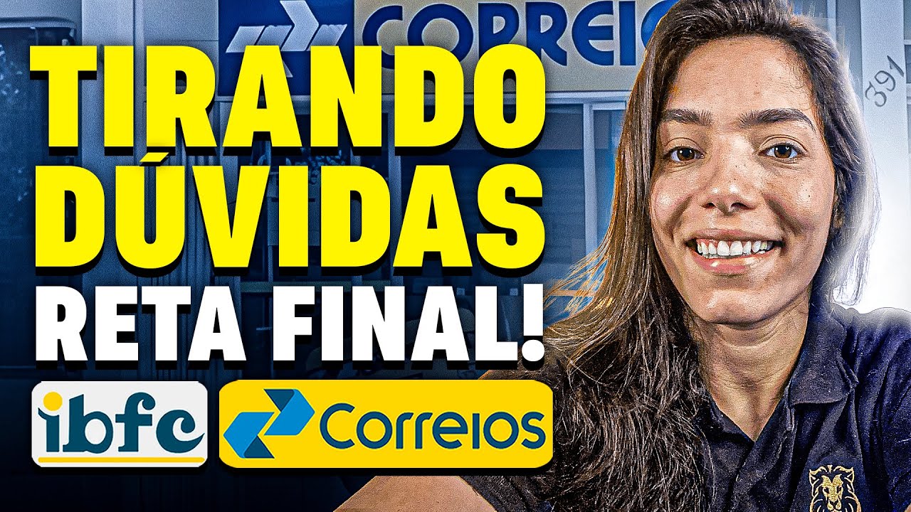 Reta Final Concurso Correios 2024: Dicas e Tira-Dúvidas ao Vivo!