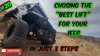 How to Chose your first Suspension lift for your Jeep