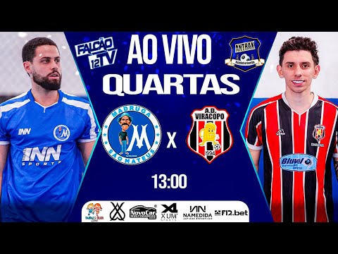 FUTSAL AO VIVO - MADRUGA x VIRACOPO - QUARTAS DE FINAL - COPA ANTRAX 2025