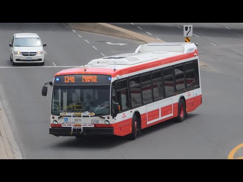 TTC Buses and RT Trains near Scarborough Town Centre - May 2021