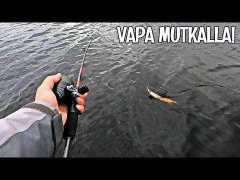 HAUKEA LASTEN UMPIKELASETILLÄ! - RETAL RIVER 165CM UMPIKELA COMBO