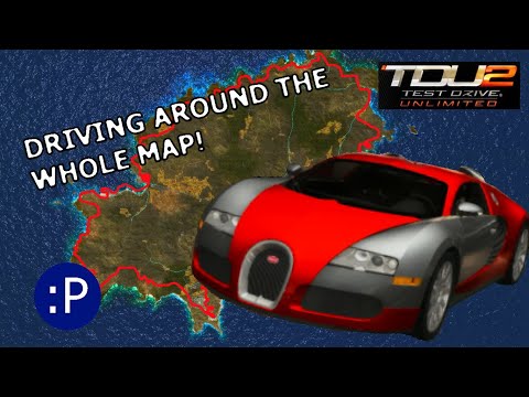 Test Drive Unlimited 2 TIMELAPSE, Riding Around the Map Edge, Scenic Route Ep 39