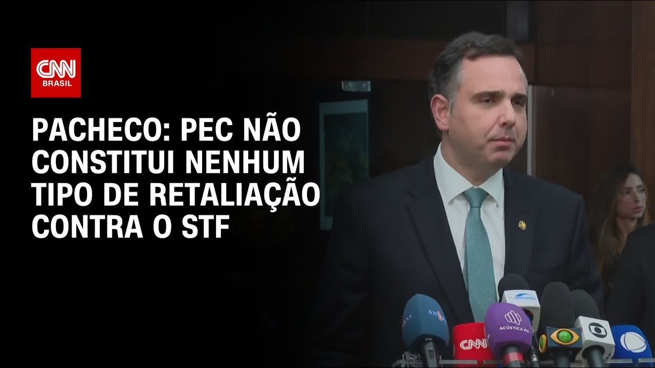 Pacheco diz que PEC não é retaliação e que não admite "agressões" de ministros do STF | CNN ARENA