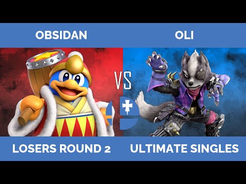 RogaSmash 199.5: SSBU Losers R2 – Obsidan (Dedede) vs Oli (Wolf)