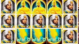 BIG WIN SLOT ALADDIN AND THE GOLDEN PALACE Magic Bonus & Free Spins Treasure!