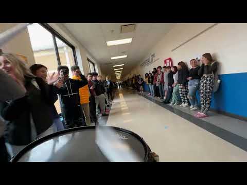 Central Crossing HS Drumline Clap out Snare cam