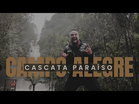 Cascata Paraíso - Campo Alegre -SC com MUITA CHUVA! ⛈️🌪️