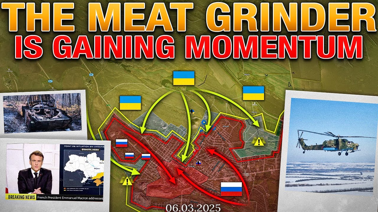Macron Challenges Russia⚔️ Fierce Battles Near Toretsk and Pokrovsk💥 Military Summary For 2025.03.06