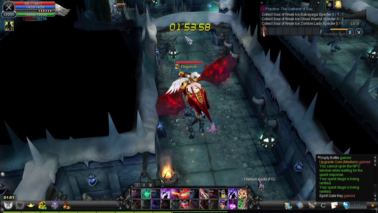 Weakened Frozen Tower of Undead B1F Guide (aka EOD B1F) - Cabal Online