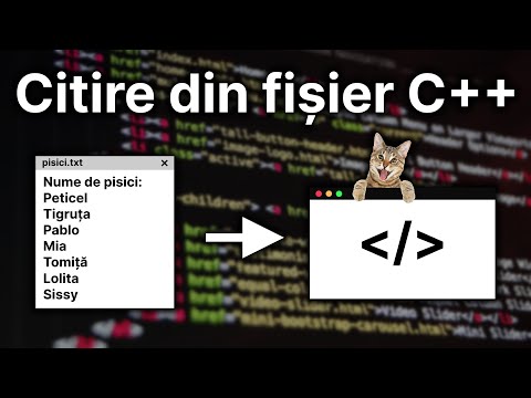 Video: Cum să citești și să afișezi în fișiere în C++