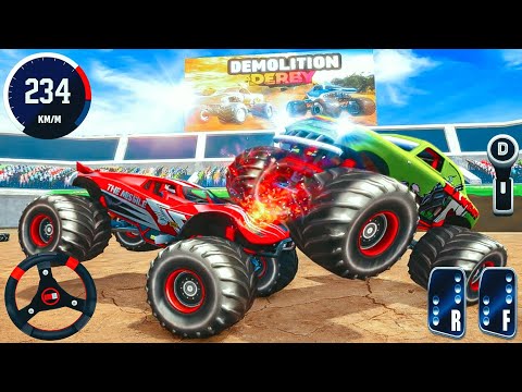 Monster Truck Demolition Derby 3D - Extreme Crash Car Racing 3D - Android GamePlay