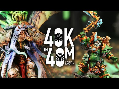 Death Guard Civil War! - Mortarion vs Typhus 40k in 40m Warhammer battle!