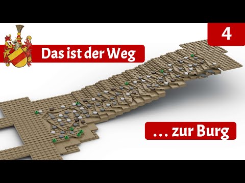 #004 This is the way ... to the Castle - BUILDING A CASTLE WITH LEGO AND OTHER BRICKS